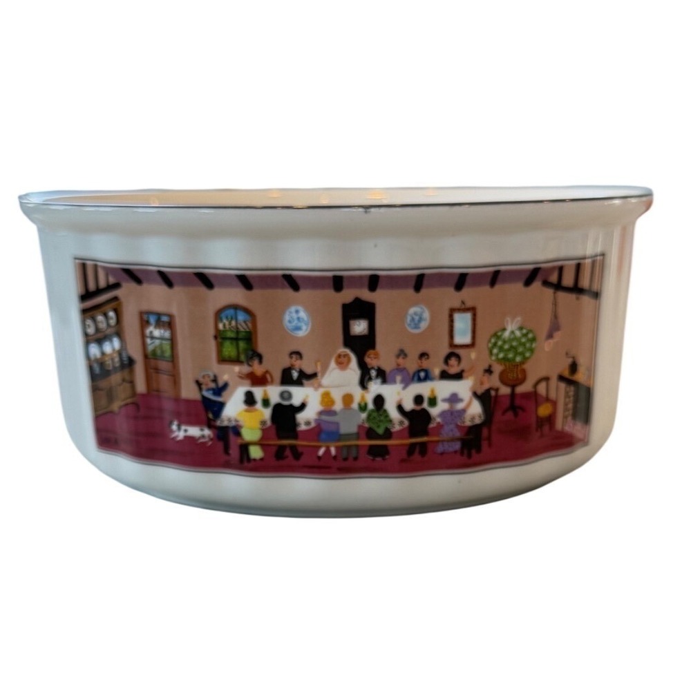 Villeroy Boch VILBOFOUR Wedding NaIF Serving Bowl Oven/Microwave Dishwasher Safe - Picture 4 of 9